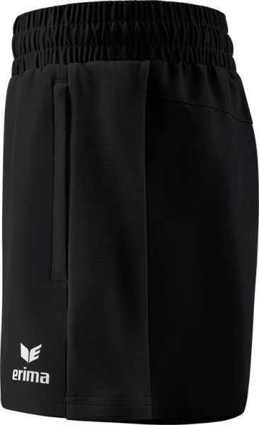 Shorts Damen Schwarz mit Kürzel