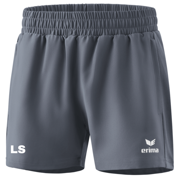 Shorts Damen Grau mit Kürzel