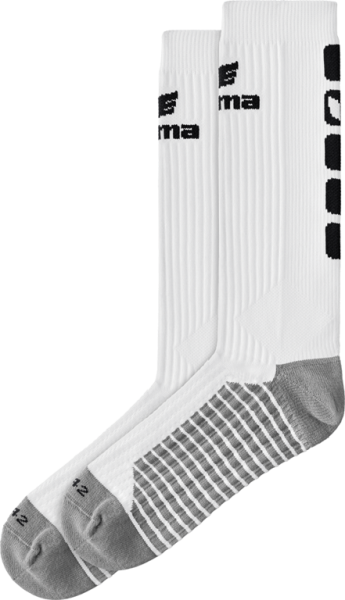 1 Paar CLASSIC 5-C Socken weiß/schwarz lang